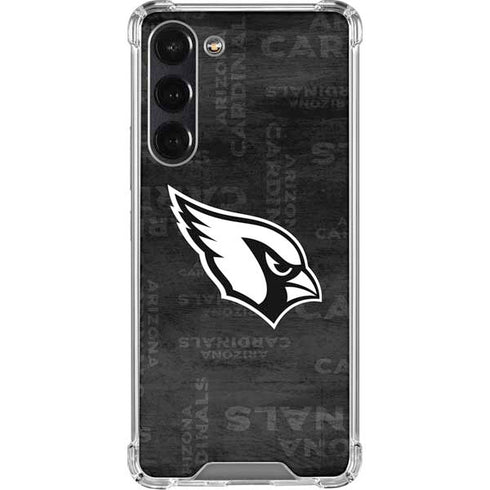 NFL Arizona Cardinals Black & White Galaxy S24 FE Clear Case